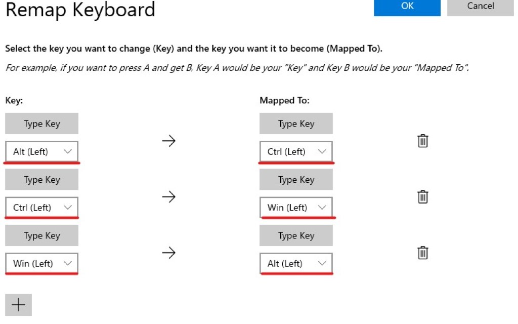 PowerToys File Keyboad Manager