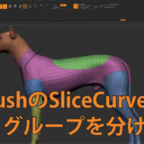 zbrushのslicecurveポリグループ