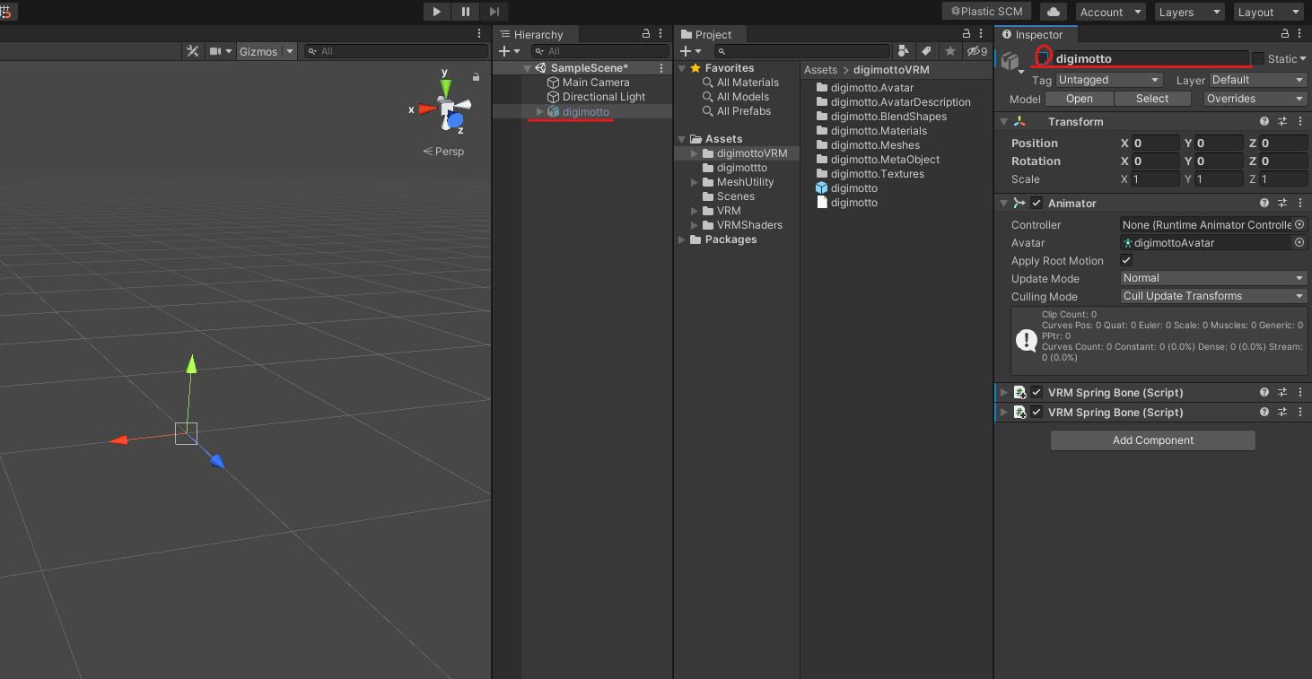 cluster クラスター　unity blender アバター　アップロード　自作アバター