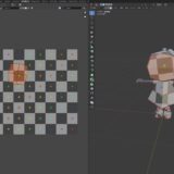 Blender UV 展開　全て表示