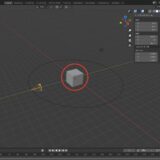 Blender カメラ　中心　回転