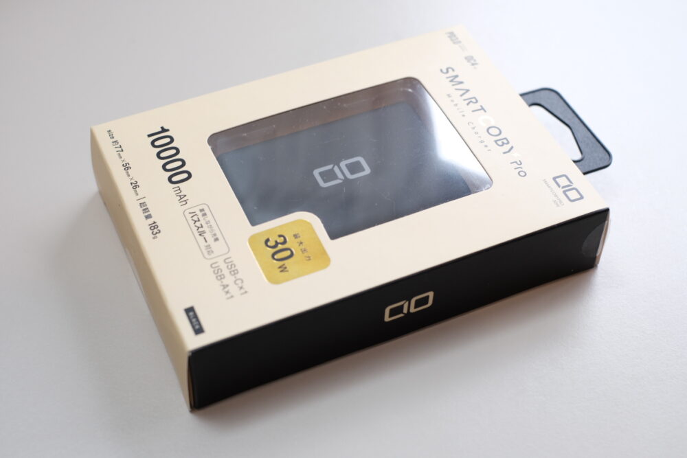 SMARTCOBY Pro　10000mAh 30w モバイルバッテリー