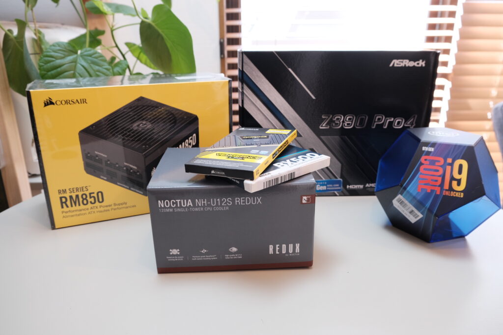 Core i9 9900K マザーボード・メモリ・電源・CPUクーラーセット F6684470-EC0D-45E6-B539-