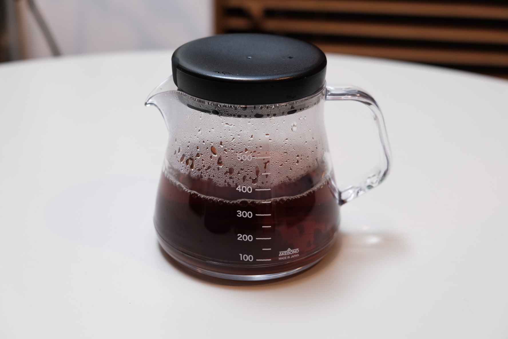 割れにくい　コーヒーサーバー 500ml ブラック ストロン