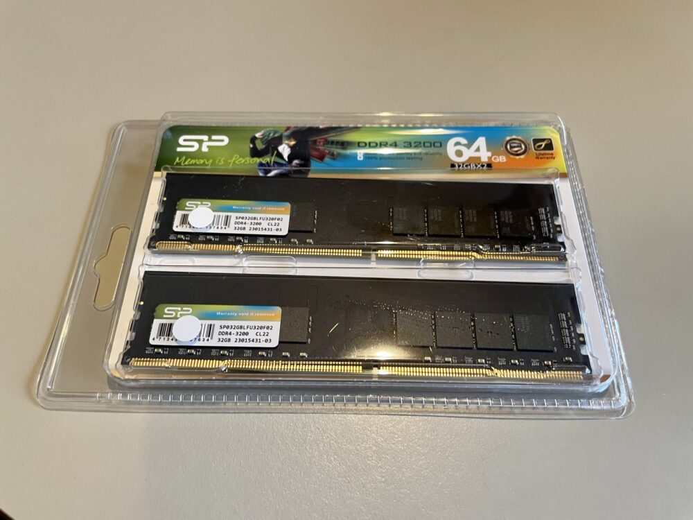 シリコンパワー　メモリ　64GB 3200MHz DDR4