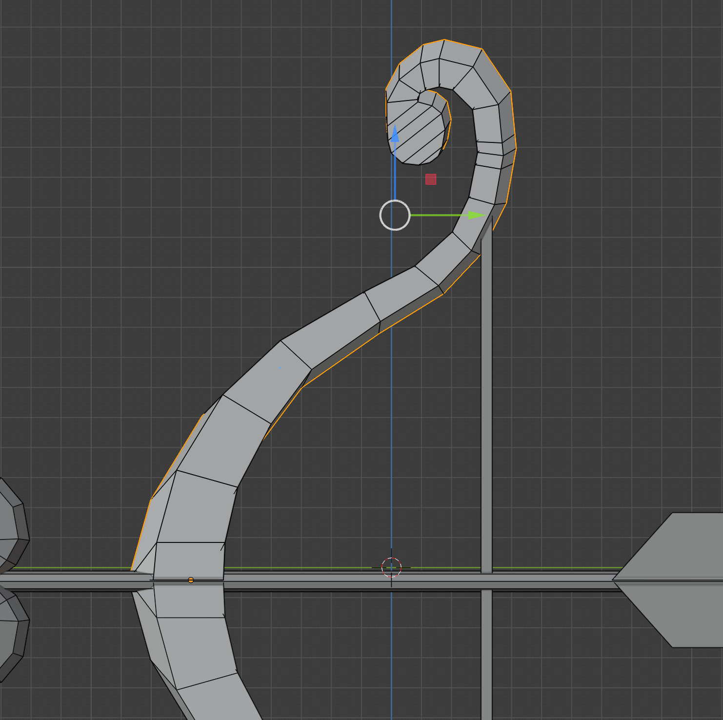 法線に沿って拡大する blender ブレンダー 3d